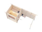 Sauna bois SANNA 4,1 + 5,9 m² Palmako