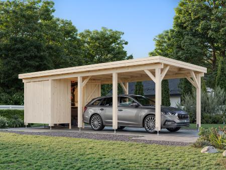 CARPORT KARL 23.1 M² avec ANNEXE 6.2 M²
