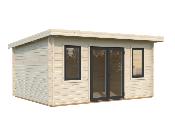 Studio de jardin Palmako Lisandra 14,2 m² bois naturel non traité