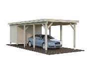 CARPORT KARL 23.1 M² avec ANNEXE 6.2 M²