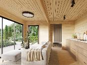 Studio de jardin bois Cecilia 27,3 m² Palmako