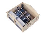 GARAGE PALMAKO ROGeR 28.4 M² 44 mm AVEC PORTE SECTIONNELLE