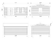 Abris de jardin IRIS 19,1 m² en 44 mm avec plancher