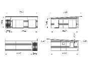 Studio de jardin Palmako Cecilia 39,9 m² – murs 70 mm – portes coulissantes aluminium