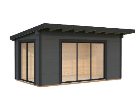 Chalet Bois Grace 14.1m² Slide Plus - 56mm - Votre Espace de Vie Extérieur Idéal