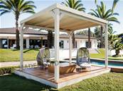 Pergola avec toit STRASBOURG 300x300cm