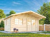 Abris de jardin HELENA  15.1 m² 70mm avec plancher