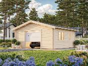 GARAGE PALMAKO ROGER 27.7 M² 70 mm AVEC PORTE SECTIONNELLE