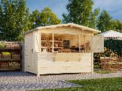Chalet de Noël pliable MARIAN 6,2 m² – Stand en bois Palmako