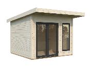 Studio de jardin Palmako Aurelia 8,4 m² bois naturel non traité