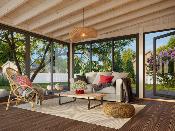 Jardin d’hiver bois Palmako LUMI 16,6 m² – Baies vitrées aluminium