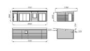 Chalet en bois Cecilia 32,0 m² 