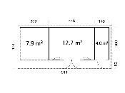 Studio de jardin Palmako Aurelia 16,7 + 7,9 m² bois naturel non traité