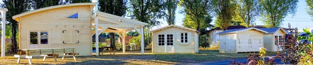 Abris de jardin et chalets en bois r�alisent par MARIN ECO BOIS � Marsac sur l'isle - Dordogne